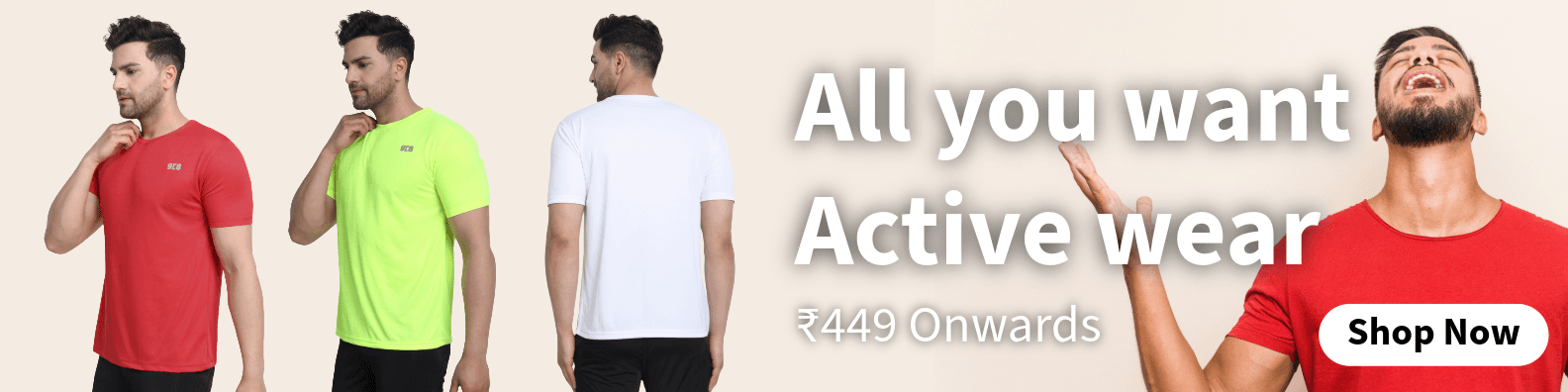 GR8 apparels promotional banner