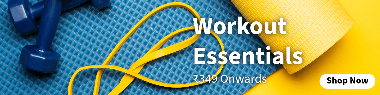 GR8 workout essentials promotional banner