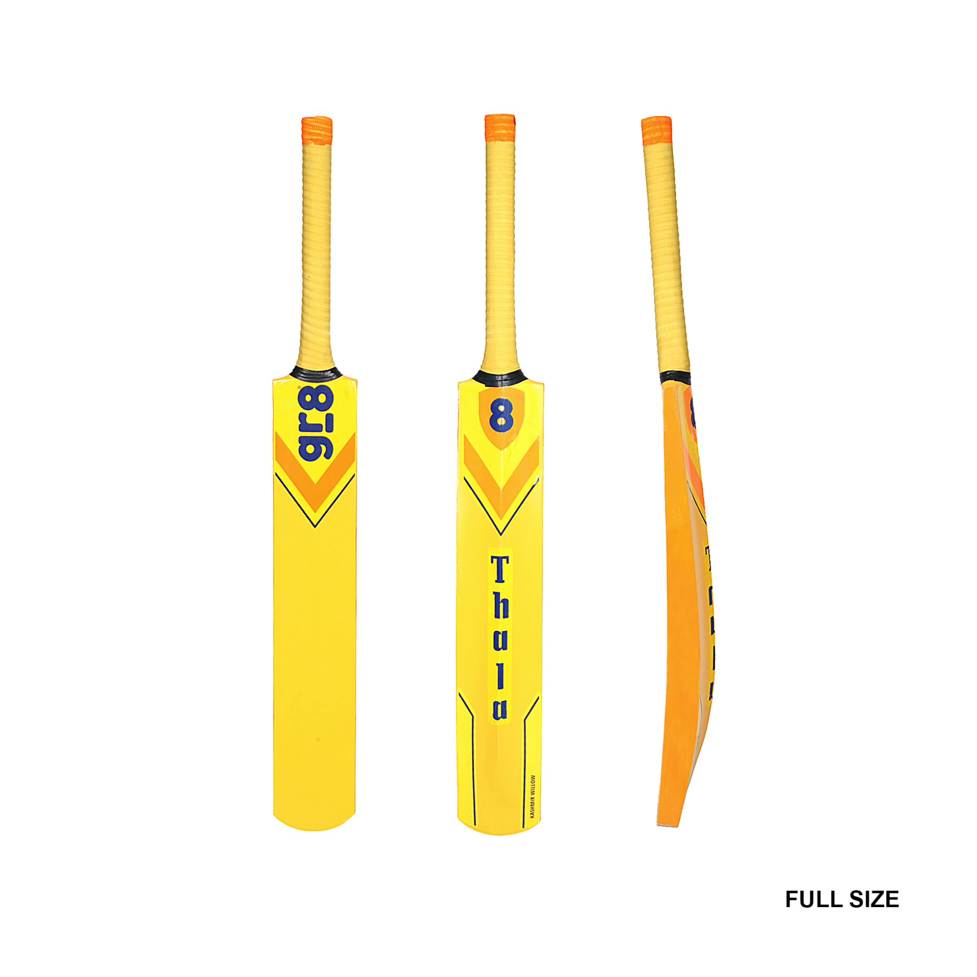 GR8 Thulu bat shown from three angles