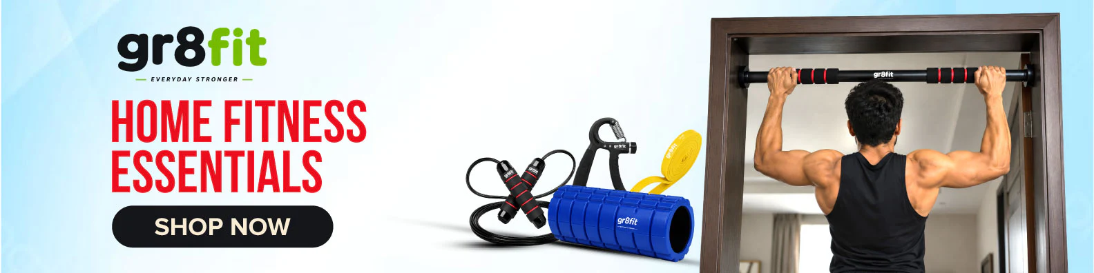 gr8 workout essentials promotional banner
